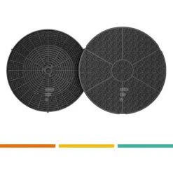 DE DIETRICH Elica CFC0038668 - Jeu De 2 Filtres à Charbon Actif Pour Hotte De Cuisine Elica (CFC0038668)