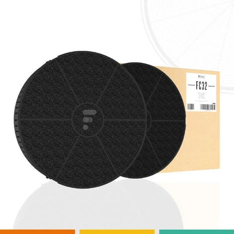 DE DIETRICH Elica CFC0038668 - Jeu De 2 Filtres à Charbon Actif Pour Hotte De Cuisine Elica (CFC0038668) – Image 3