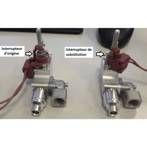 INTERRUPTEUR ALLUMAGE BOUGIE POUR TABLE DE CUISSON DE DIETRICH - 72X6701 – Image 2