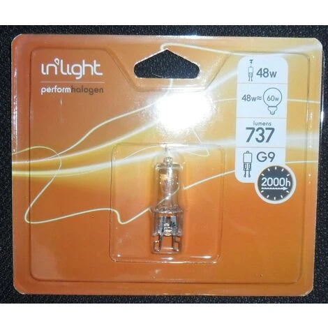 G9 LAMPE HALOGENE CULOT 25W-230V (35X18MM) Pour Hotte DE DIETRICH