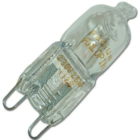 Ampoule Halogène G9 25W (71X2994) Four Micro-ondes WHIRLPOOL, DE DIETRICH, SIEMENS, BOSCH, BAUKNECHT, ELECTROLUX, NEFF, AEG, FAURE, KITCHENAID, IGNIS, GAGGENAU, LADEN, THOMSON, ARCELIK, IKEA, ELECTROLUX, ZANUSSI, ARTHUR MARTIN ELECTROLUX, ESSENTIEL B