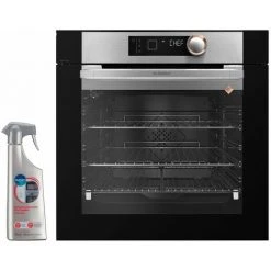 DE DIETRICH Four Pyrolyse Encastrable Inox 73L Multifonction Porte Froide 9 Modes De Cuisson - Inox
