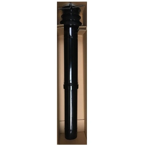 De Dietrich CX 50 8483-7730 - Terminal D80/125 ALU/ALU CoxStant E Avec Bride De Toit - NOIR