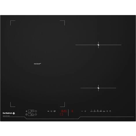 Table De Cuisson Induction 65cm 4 Feux 7400w - Dti1043b - De Dietrich - Noir