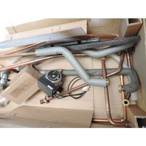 Kit Tubulures Avec Rail + Vannes à Boisseau + Conduite De Gaz + Tuyauterie Depart/retour DUC 750 DE DIETRICH 100008096 – Image 2