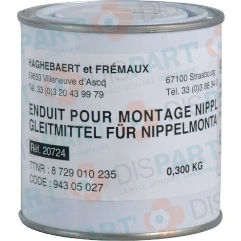 Boîte 0,3kg Enduit Nipple Réf. 94305027 DE DIETRICH, Boîte D'enduit